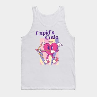 Cherish Love with Cupid's Cutie Valentine Design Tank Top